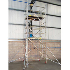 Alloy Tower (1.8m x 1.4m) c/w Ladder, 4.5mtrs